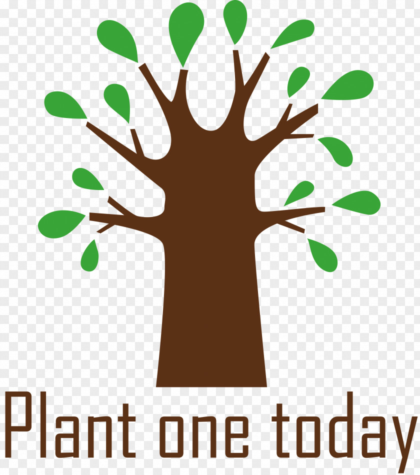 Plant One Today Arbor Day PNG