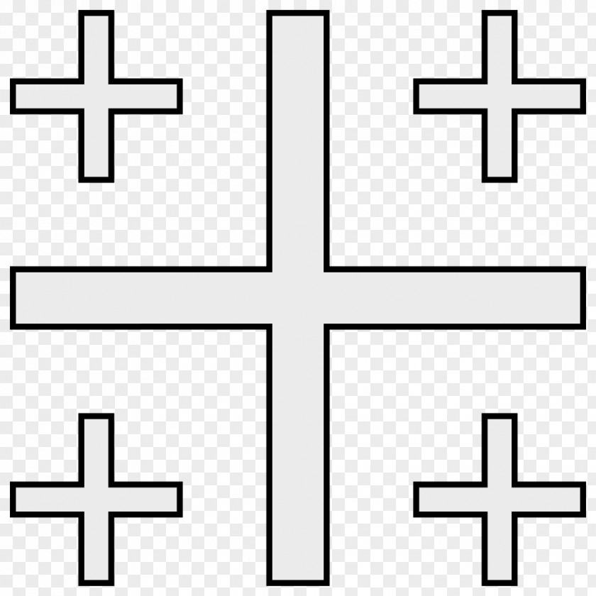 Symbol Jerusalem Cross Kingdom Of Potent PNG
