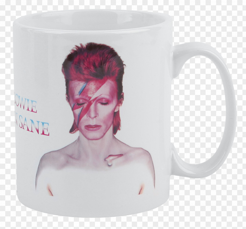 T-shirt David Bowie Aladdin Sane Ziggy Stardust And The Spiders From Mars Merchandising PNG