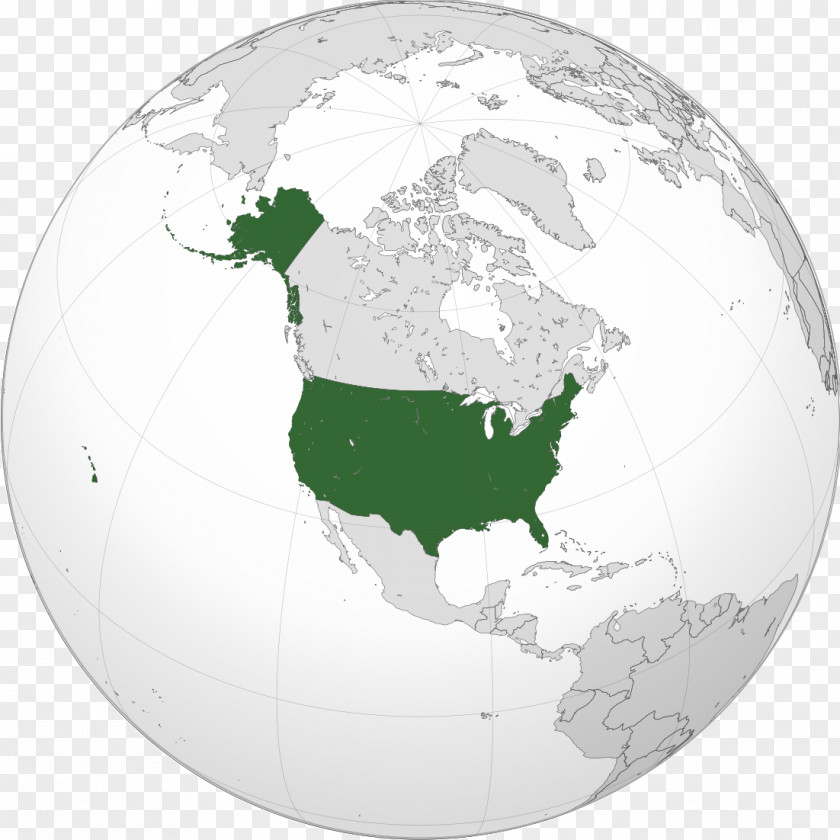 USA Globe United States World Map PNG
