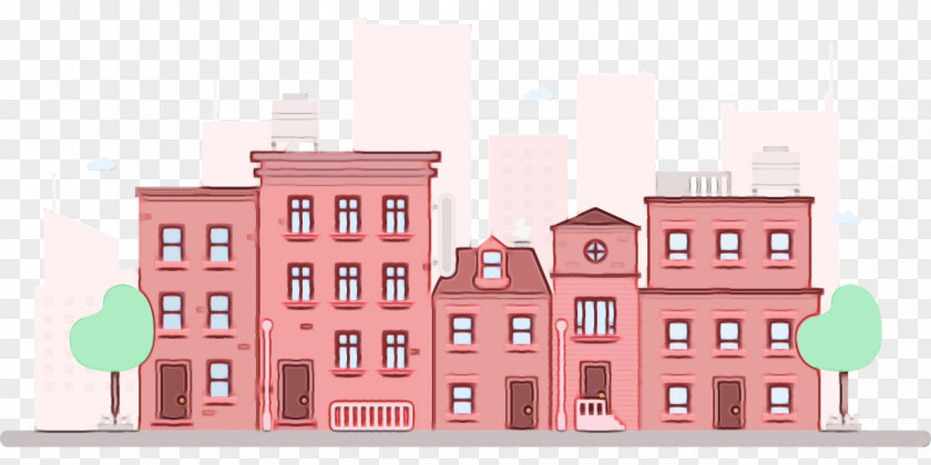 Apartment Palace City Skyline PNG