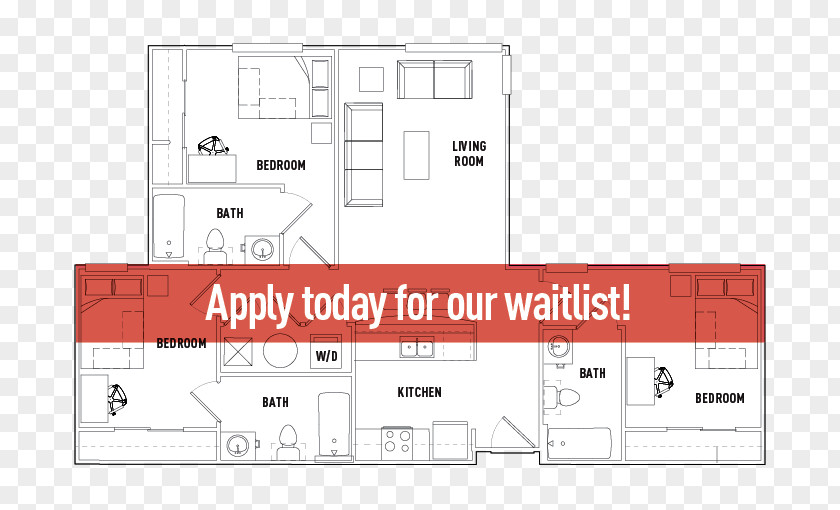 Bed Plan Floor Line PNG