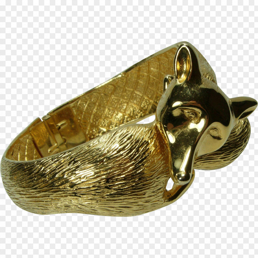 Bracelet Jewellery Clamper 1970s Fox PNG