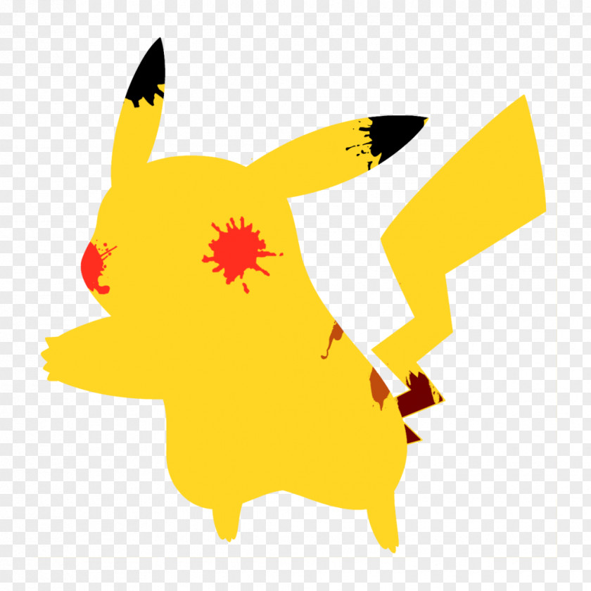 Cartoon Paint Splatter Pikachu Ash Ketchum Pokxe9mon Clip Art PNG