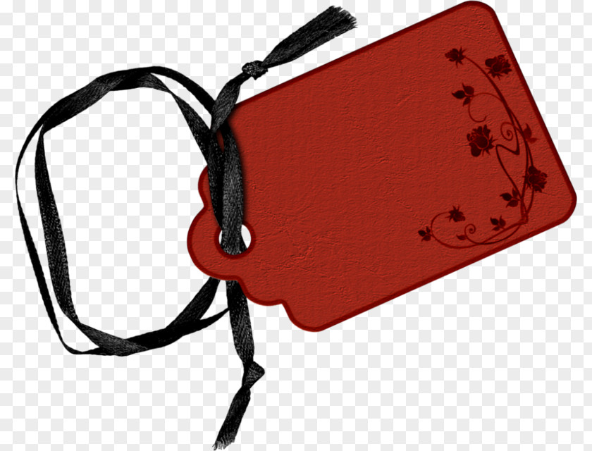 Cartoon Painted Red Tag Drawing Animation PNG