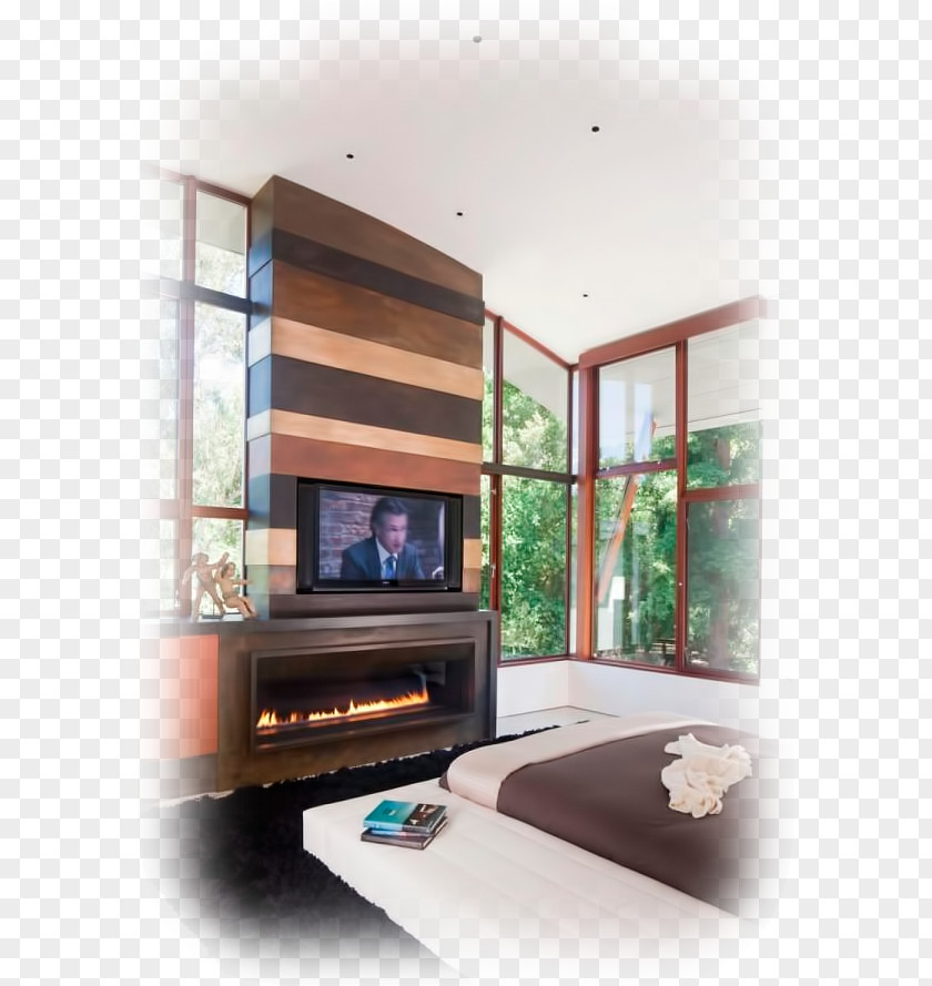 House Electric Fireplace Living Room Interior Design Services PNG