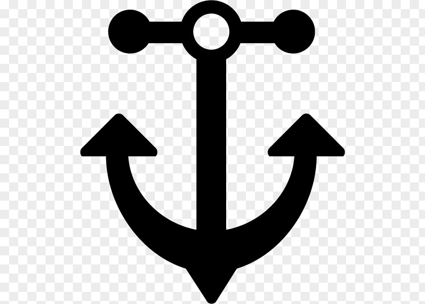 Anchor Line Angle Symbol Clip Art PNG