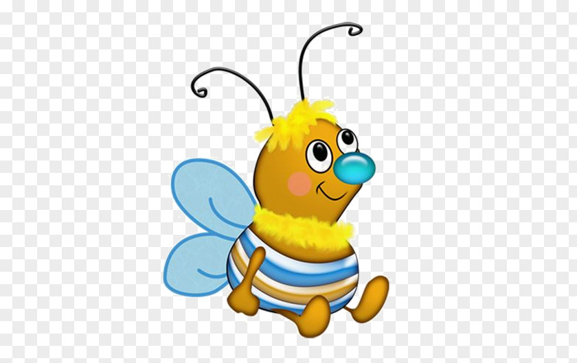 Cartoon Bee Apis Florea Bird Apidae Sting Clip Art PNG