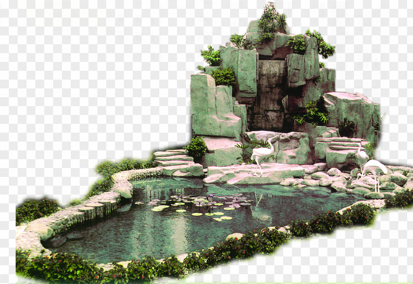Park Landscape Stone Shangqiu Texture Mapping PNG