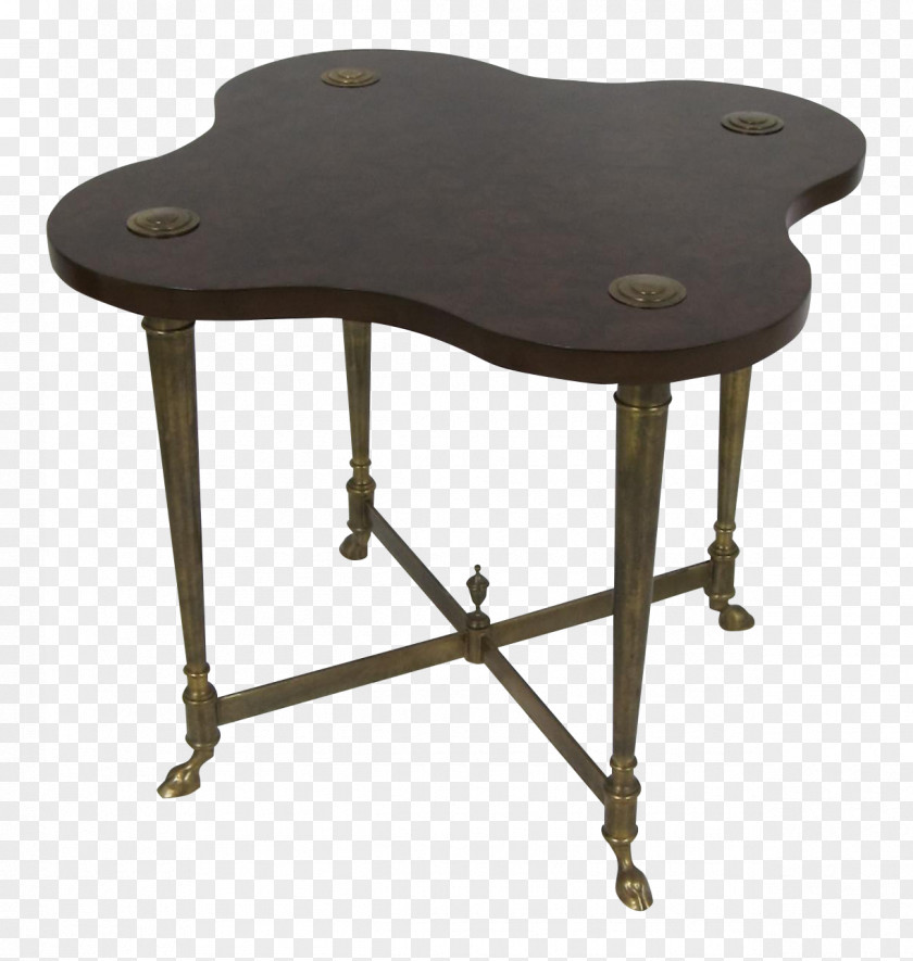 Side Table Bedside Tables Furniture Brass Coffee PNG