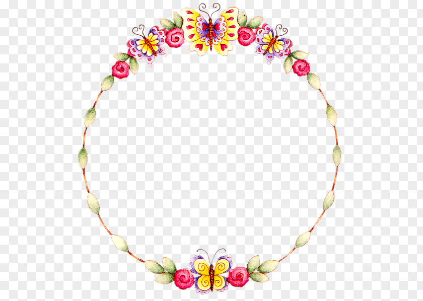 Floral Round Frame Transparent Background Picture Clip Art PNG