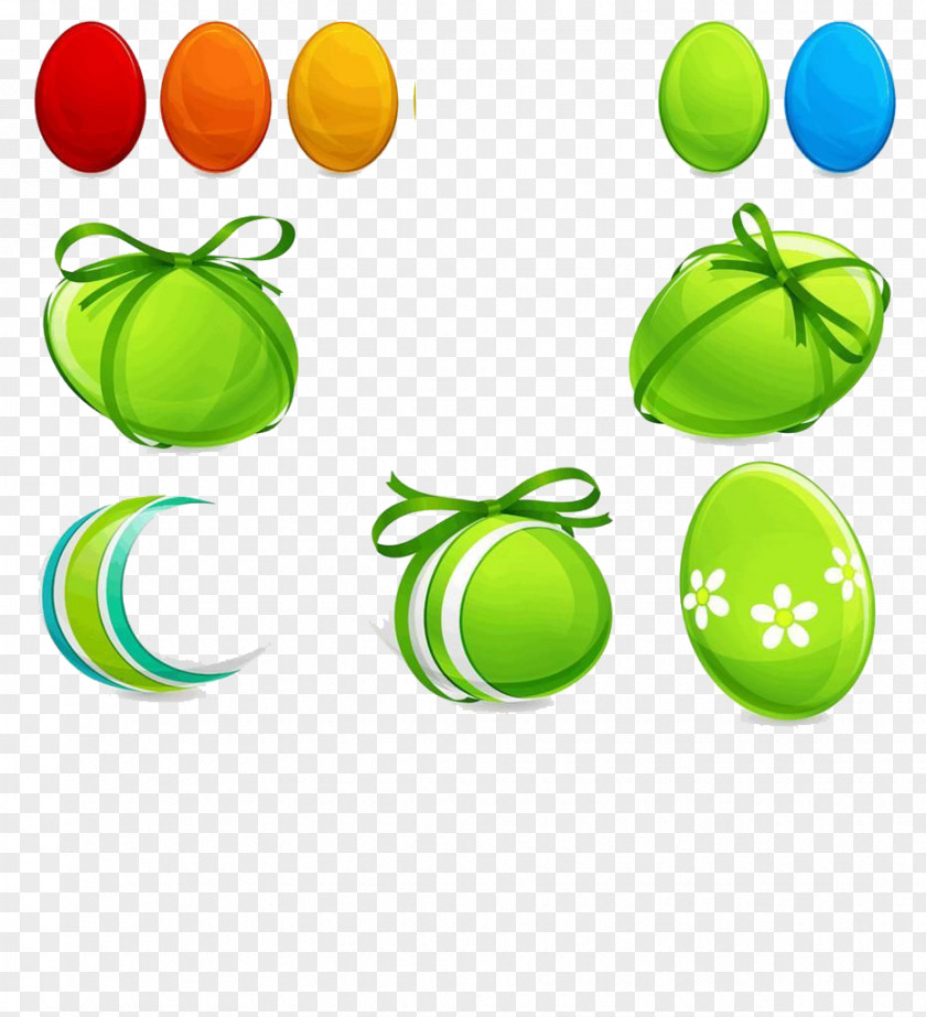 Green Design Easter Egg PNG