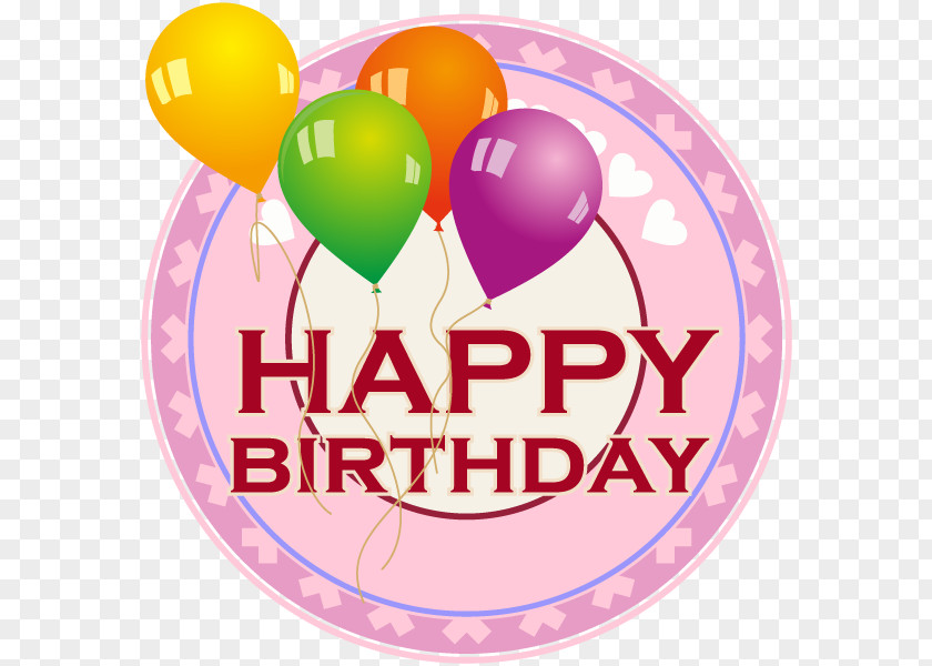 Happy Birthday English Word Cake To You Wish Love PNG