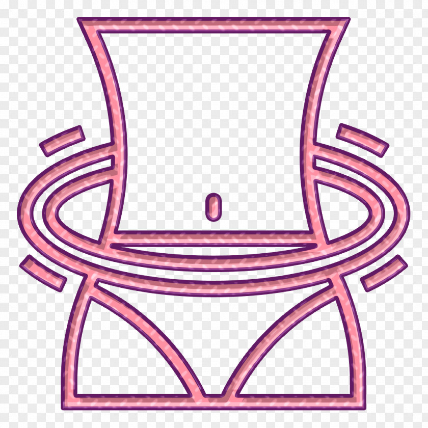 Hula Hoop Icon Gym Fitness PNG