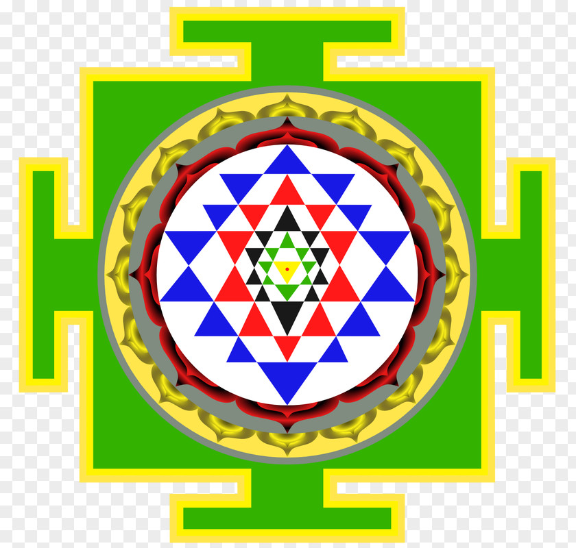 Lakshmi Devipuram Sri Yantra PNG