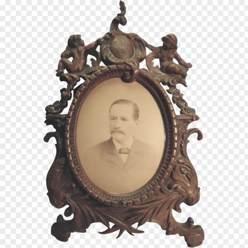 Leaf Frame Victorian Era Picture Frames Decorative Arts Mirror PNG
