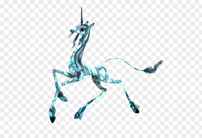 Mother Of Pearl Horse Turquoise Legendary Creature PNG