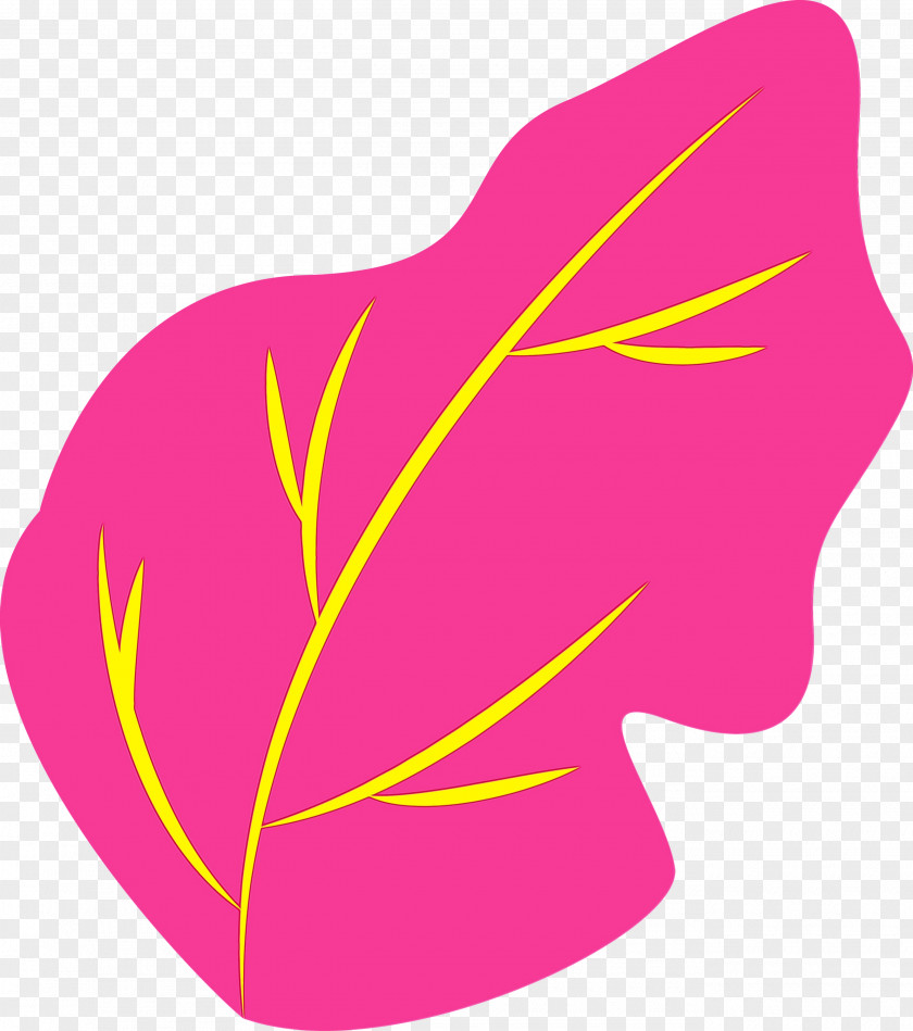 Petal Leaf Pink M Line Area PNG