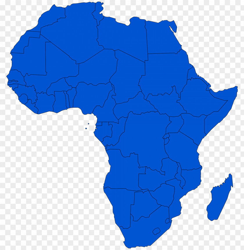 African Africa World Map Clip Art PNG