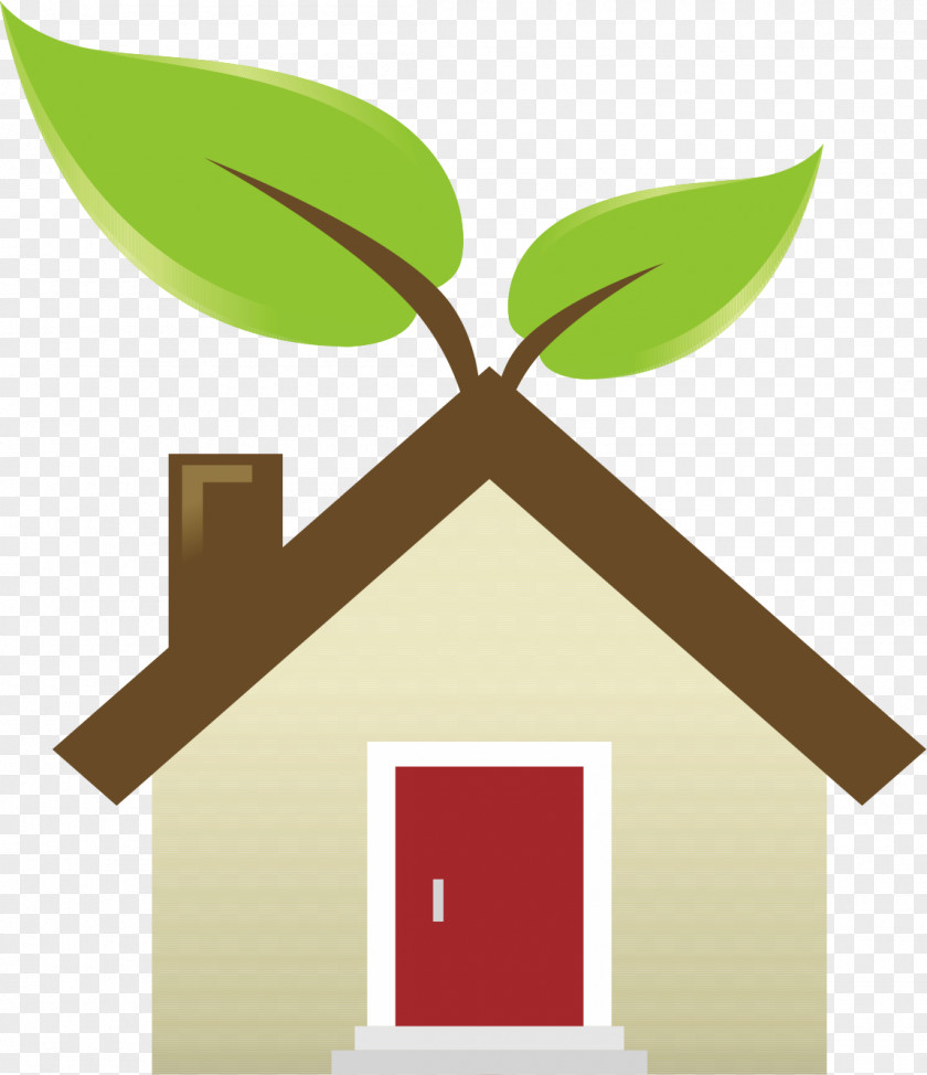 Cartoon House Renewable Energy Conservation Clip Art PNG