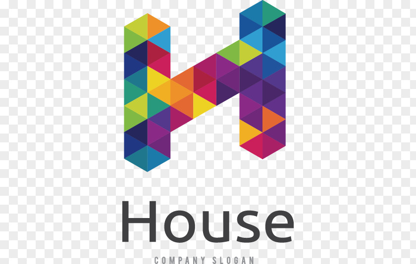 Hand-painted Three-dimensional Vector H London House Logo Industry Room PNG