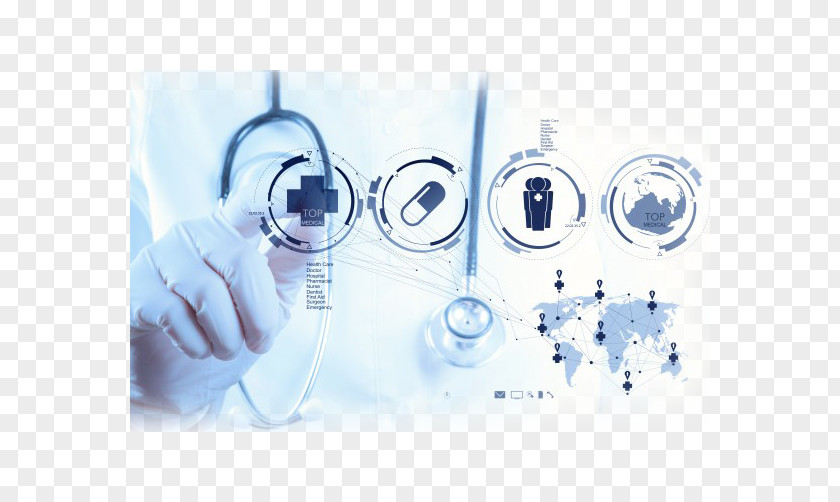 Medical Technology Background Big Data Health Care Healthcare Industry Electronic Record Analytics PNG