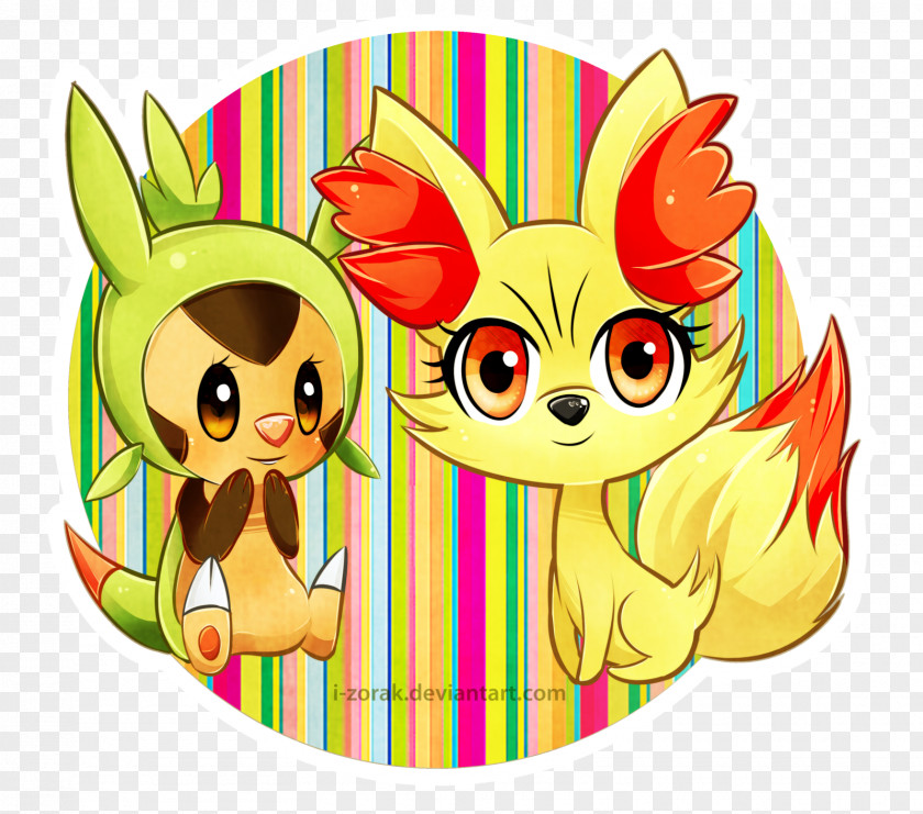 Pokémon X And Y Zorak Fennekin Chespin Brak PNG