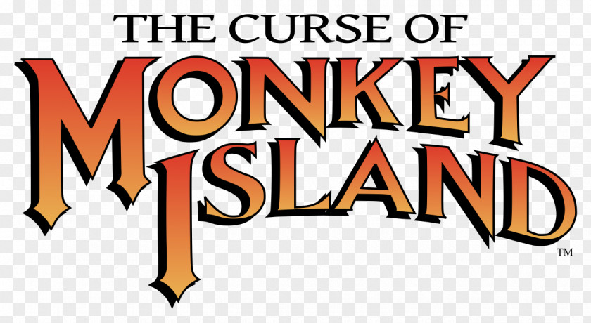 The Curse Of Monkey Island Logo Clip Art Brand Font PNG