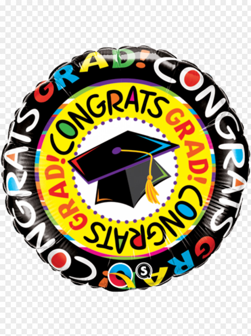 Congrats Grads Graduation Ceremony Mylar Balloon Diploma Gift PNG