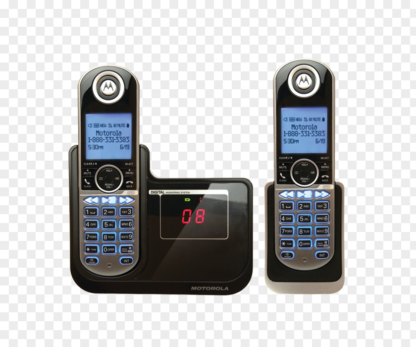 Cordless Telephone Digital Enhanced Telecommunications Handset Mobile Phones PNG