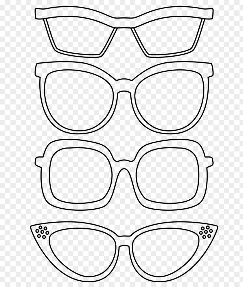 Glasses Sunglasses Coloring Book Child Cat Eye PNG