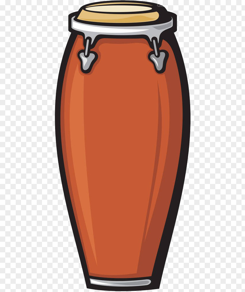 Hand-painted Drums Conga Bongo Drum Djembe PNG
