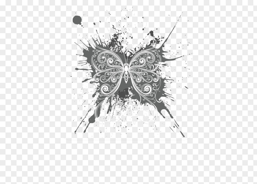Ink Butterfly PNG