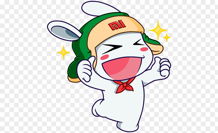 Mi Bunny Sticker Clip Art VKontakte Xiaomi Telegram PNG