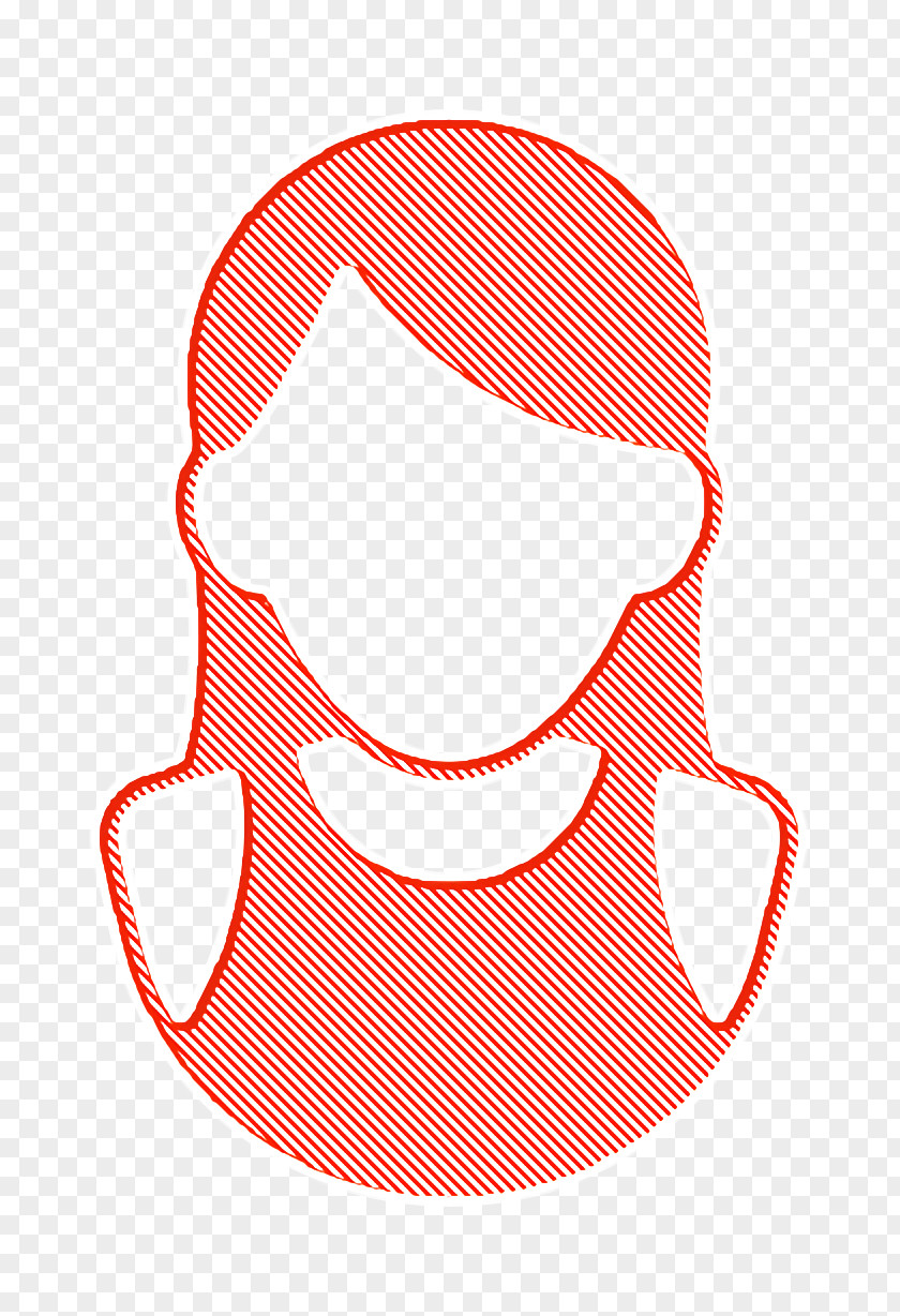 User Icon People Girl With Long Hair PNG