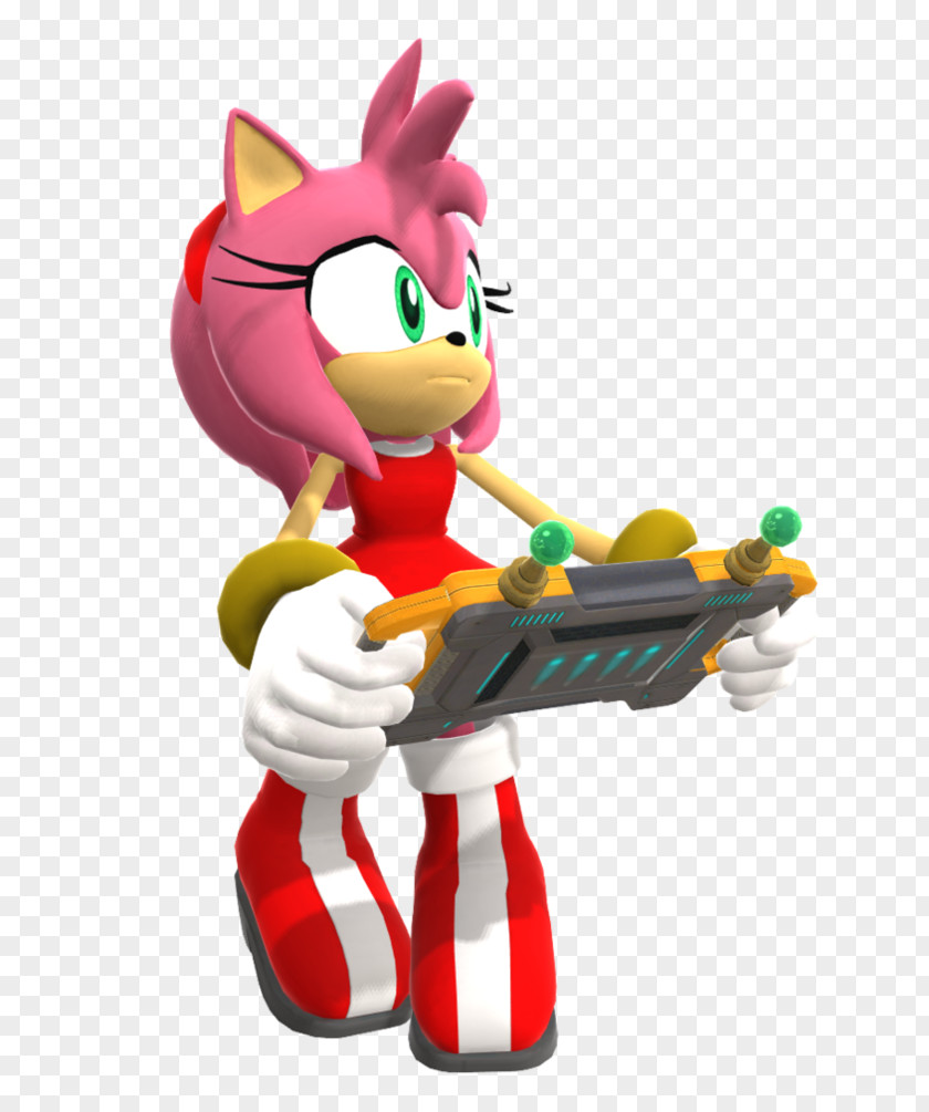 Sonic Lost World Rivals 2 Amy Rose Unleashed Metal PNG