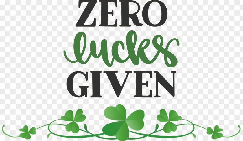 Zero Lucks Given Lucky Saint Patrick PNG