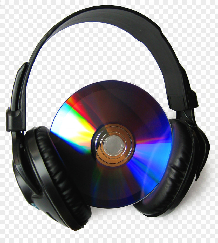 Cd And Headphones PNG and headphones clipart PNG
