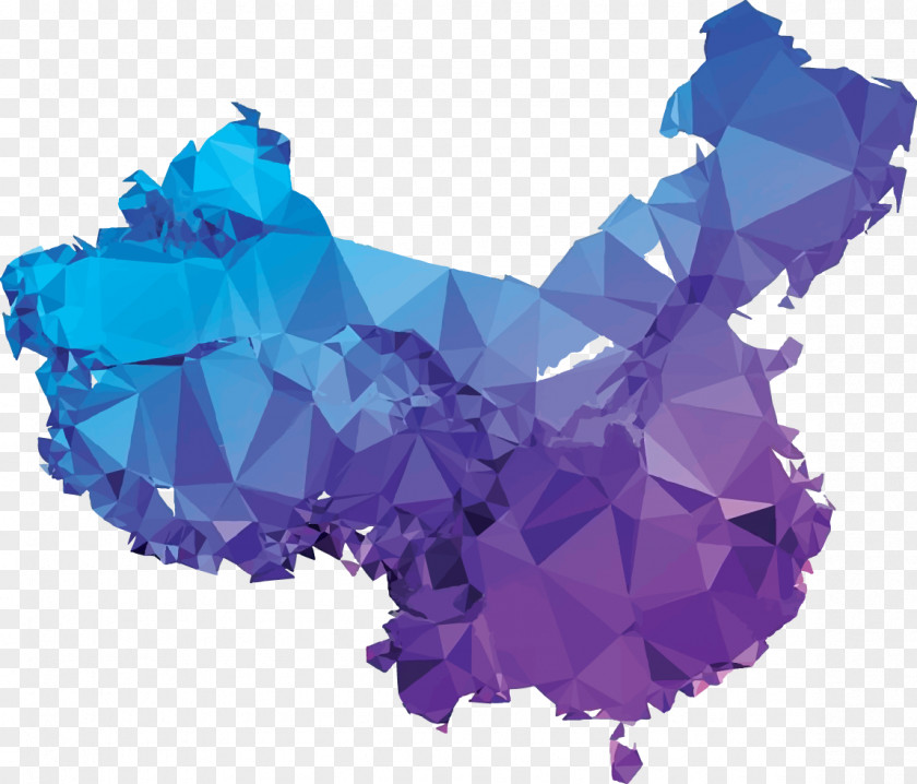 Triangulo China Vector Map PNG