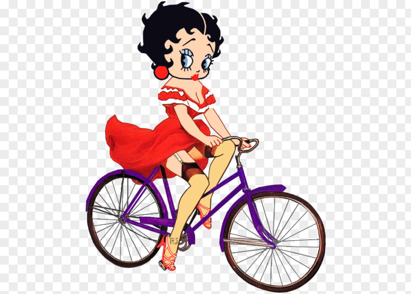 Bicycle Betty Boop Motorcycle Cycling PNG