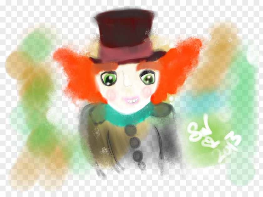 Mad Hatter Cartoon Character Fiction PNG