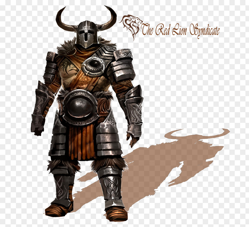 Male Avatar Guild Wars 2 Armour Knight Concept Art PNG