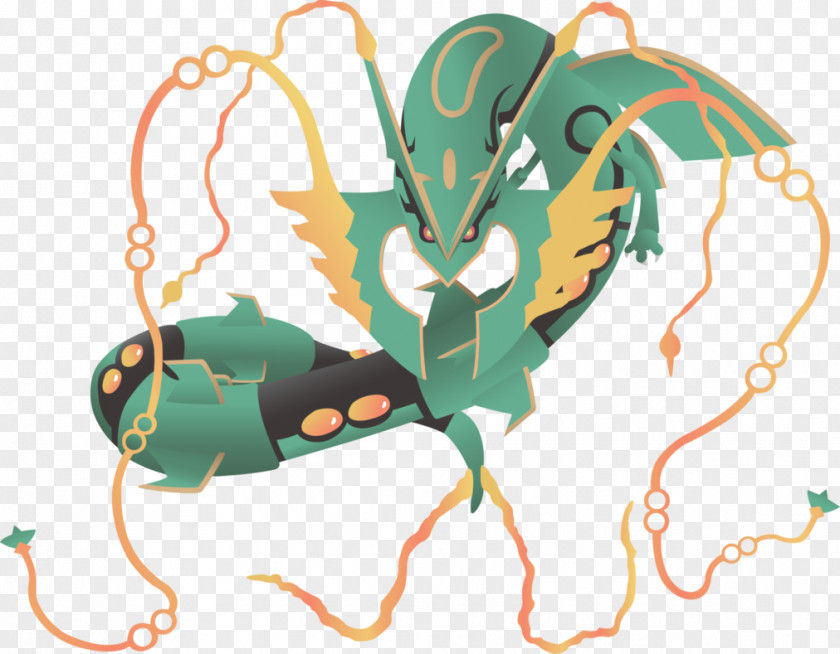 Pokemon Rayquaza Pokémon Emerald Drawing Art PNG