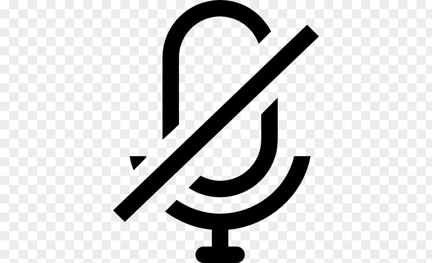 Slash Microphone Sound Symbol PNG