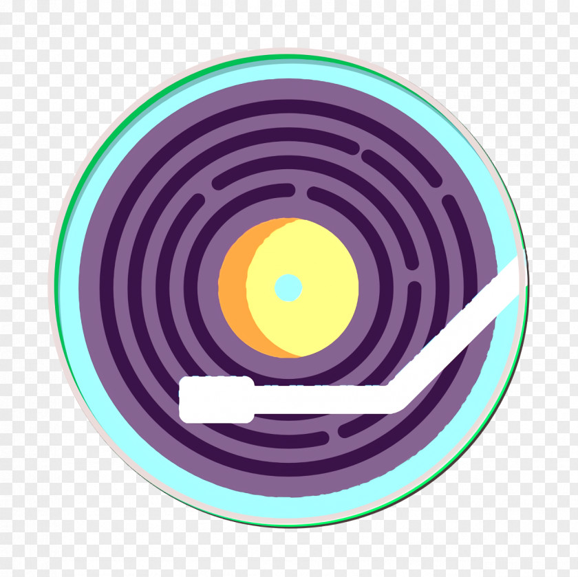 Summer Party Icon Turntable Recorder Player PNG