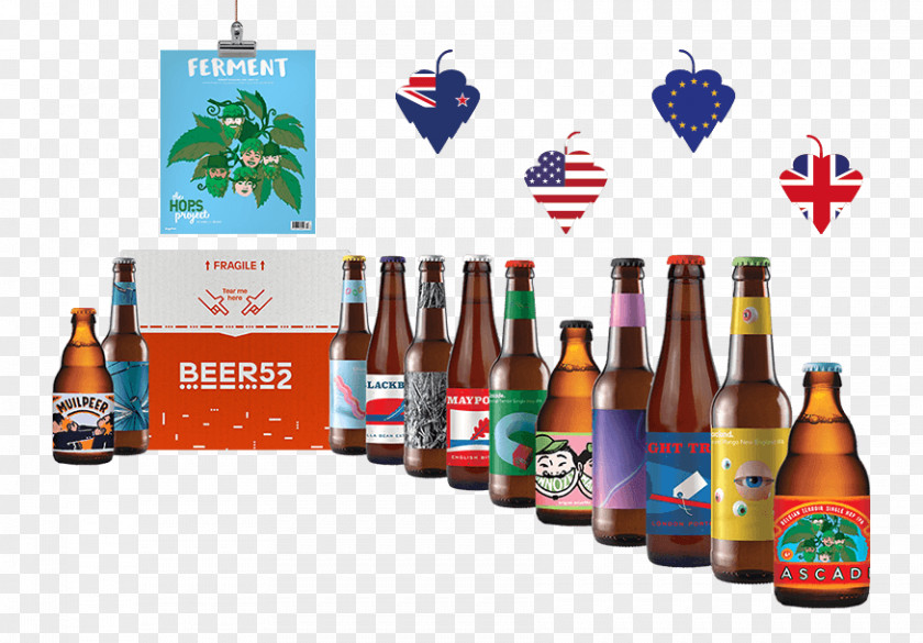 Beer Bottle Beer52.com Craft PNG