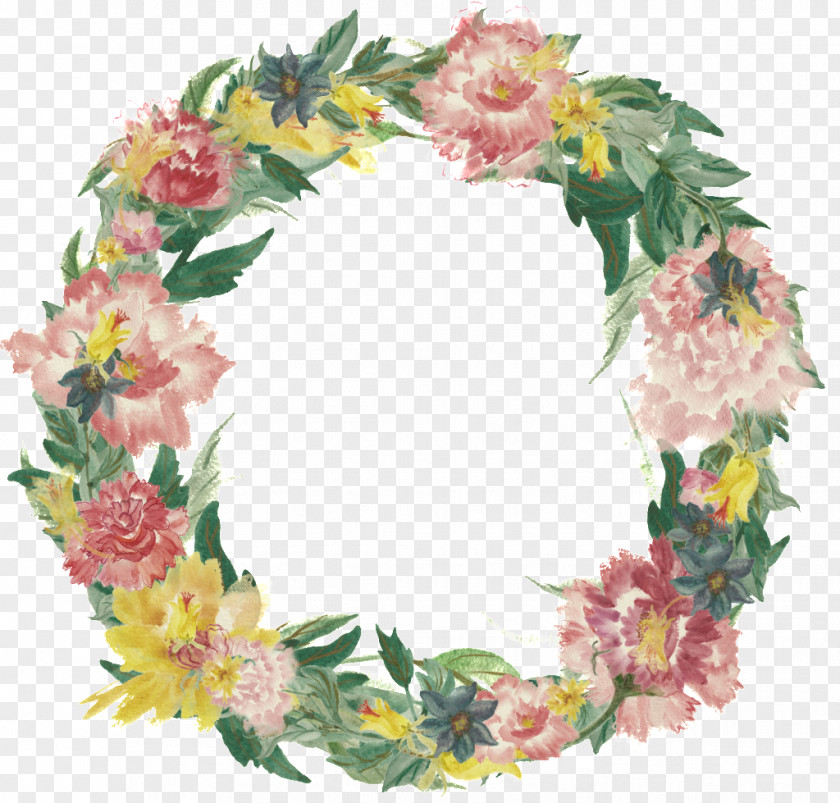 Bloemenkrans Ornament Wreath Floral Design Image Flower PNG
