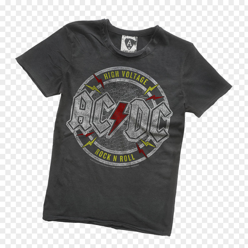 T-shirt AC/DC High Voltage Rock Or Bust World Tour Brand PNG