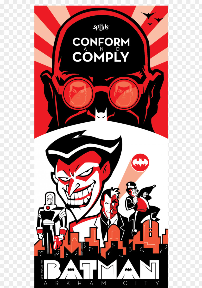 Batman Arkham City Frank West Poster Graphic Design PNG