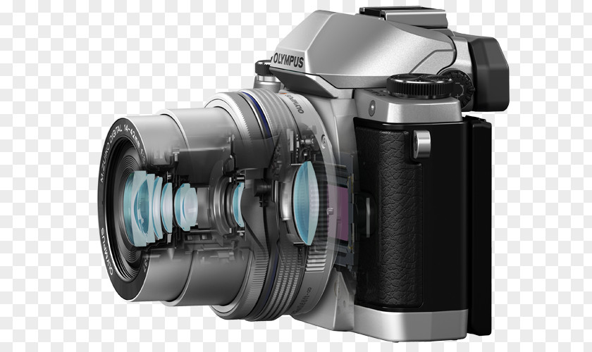 Camera Lens Digital SLR Olympus OM-D E-M10 Mark II E-M5 E-M1 PNG